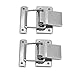 FTVOGUE 2pcs Cabinet Box Hasp, Stainless Steel Spring Loaded Catch for Secure Doors, Ideal for Cabinets, Toolboxes and Storage Cases