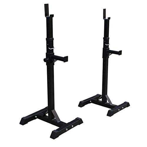 ERoomQ Squat Rack Sports & Fitness Barbell Fitness Machine Home Fitness Machine Bench Press Rack Can Be Adjusted and Folded Multifunctional Barbell Weight Racks