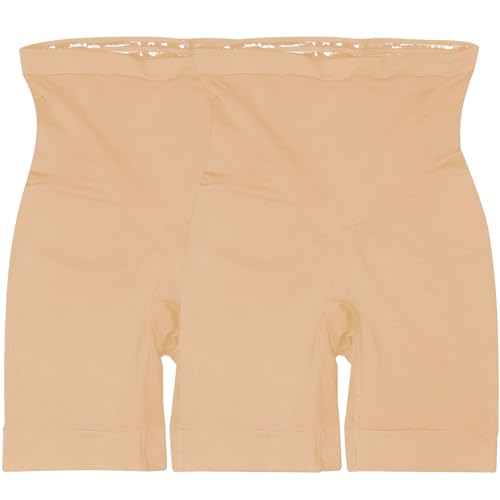sellto Shapewear Damen Bauchweg Unterhose, Hohe Taille Bauch Weg Hose Miederhose Panty Mit Bein Miederslips Body Shaper Bauchweg Blip for Frauen