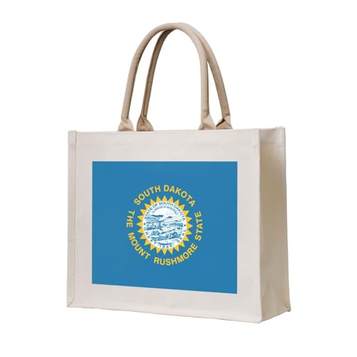 Sac de plage imprimé Dakota du Sud, l'accessoire idéal pour vos vacances