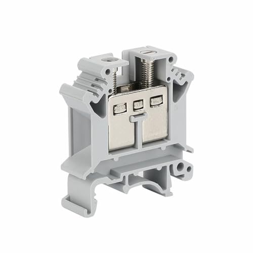 Bloque de terminales UIK-16 de carril DIN, conector gris de alta gama 6