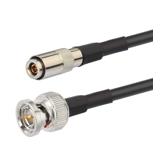 Superbat 3G 6G SDI Cable 3m DIN 1.0/2.3 Male to BNC Male Belden 1855A 75ohm SDI Video Cable for Blackmagic BMCC/BMPCC Video Assist 4K Transmission HyperDeck Camera etc