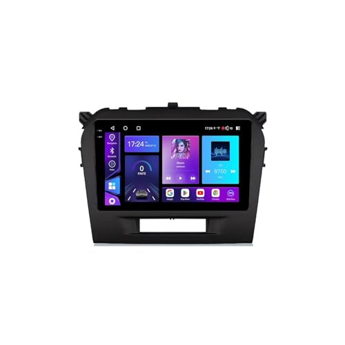Radio coche 2 DIN para Suzuki Vitara 2014-2020 con pantalla Android Auto y Bluetooth