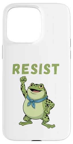 Portland Resist Frog Resistencia pacífica Protesta de la Rana 2025 Carcasa para iPhone 15 Pro MAX