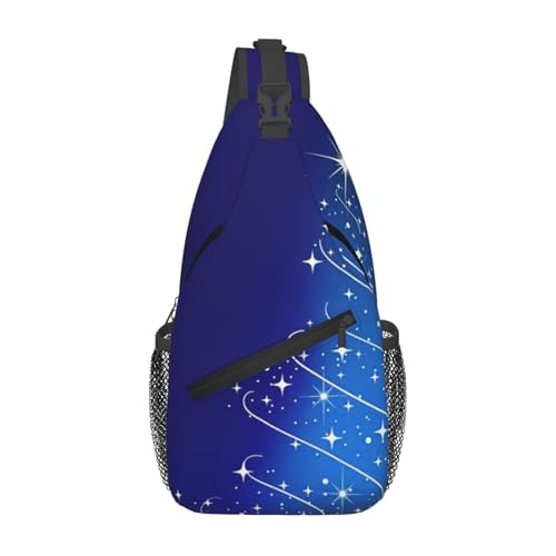 Sac à bandoulière lumineux sapin de Noël pour voyage et sport