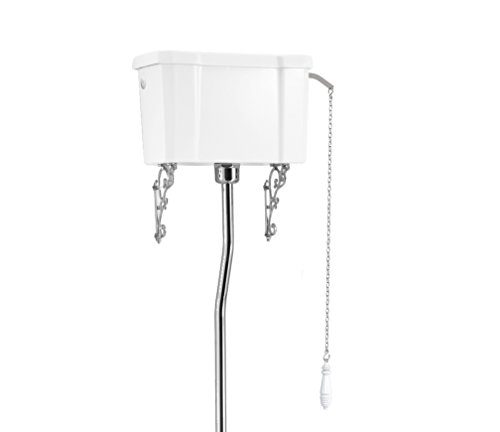 Burlington High Level Single Flush Ceramic Cistern C28S