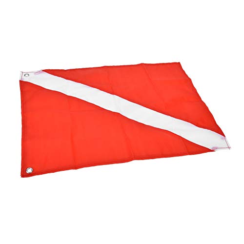 Keenso duiken vlag, duiken vlag duiker vlag veilig signaal duiksignaal marker voor onderwateractiviteiten snorkelen duiken vrijduiken - Image 4