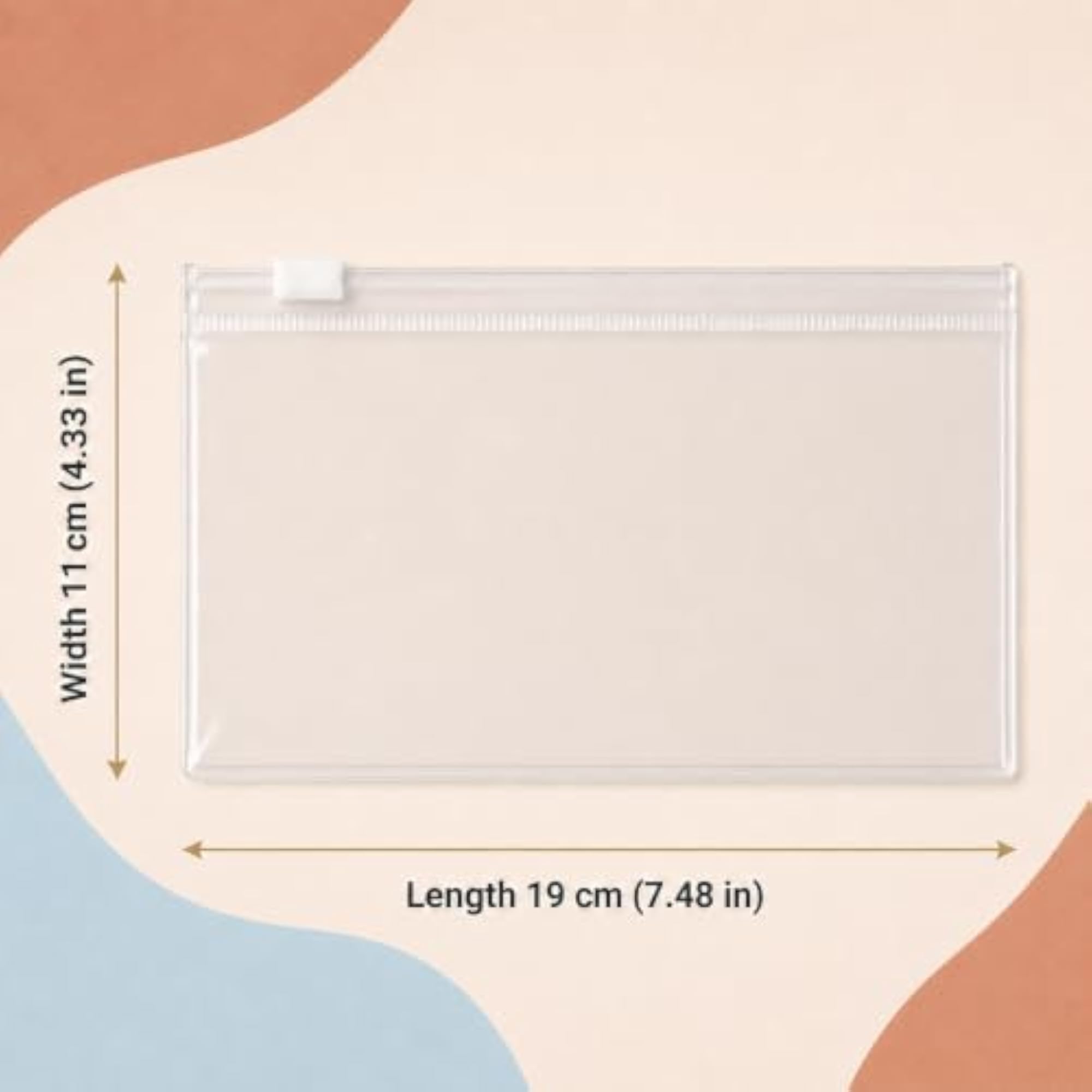 25pcs Transparent Jewellery Storage Pouch, Clear Zip Lock Bags