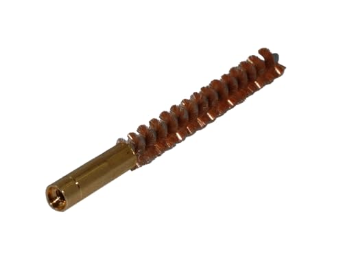 Flachberg Bronzebürste Waffenreinigung 22 lfB / 223/5,56 / .222-3er Set Laufbürsten mit Innengewinde 1/8'' für Pistole und Gewehr