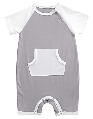 VAENAIT BABY Newborn Infant Baby Boys and Girls Rayon from Bamboo Romper One-Piece Jumpsuits
