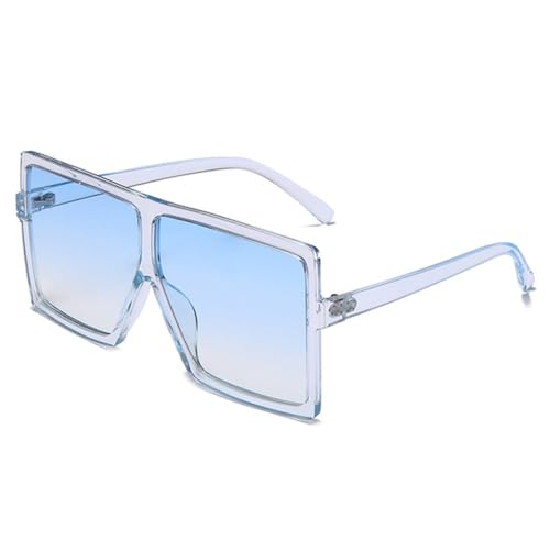 Lunettes de soleil surdimensionnées contre l'éblouissement grande monture carrée noire