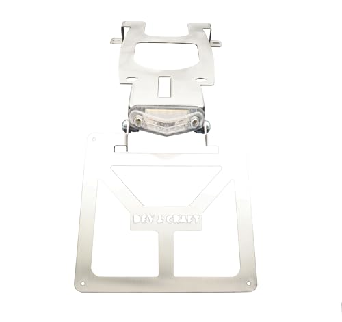 Support de plaque KTM EXC 2012-2016 pliable pour moto Enduro