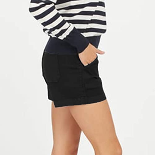 Tyghbn Women's Stretch Twill Shorts, Womens Stretch Cotton Short, Women's Stretch Twill Shorts Regular Fit Hiking Shorts (A,L) #TOP5
