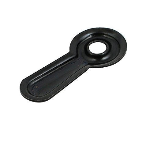 Image of uxcell Frame Turn Button, 4 /5 inch Metal Ridged with Screws for Hanging Pictures, Photos, Drawings and Posters, Black, 50 Pcs