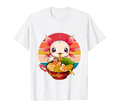 Ramen Axolotl - Ramen de los años 70, 80, 90 Camiseta