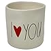 Rae Dunn by Magenta I Heart You Valentines Day Sandalwood Rose Candle - Show Your Valentine The Flame of Your Love with This Beautifully Scented Rae Dunn Candle with LL Font and Artistic Heart Design