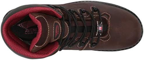 FSI FOOTWEAR SPECIALTIES INTERNATIONAL Men's 6" Leather Carbon Comp Toe Waterproof EH Slip Resistant Boot, Brown, 11.5 XX-Wide | Image 4