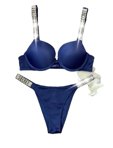 Image of Women Girl's Plain Cotton Padded Push-up Wireless Underwired Sports Non Padded Regular V Secret Everyday Wear Stylish Wired Non-Wired Full Coverage T-Shirt Solid Bra Underwear Lingerie Set