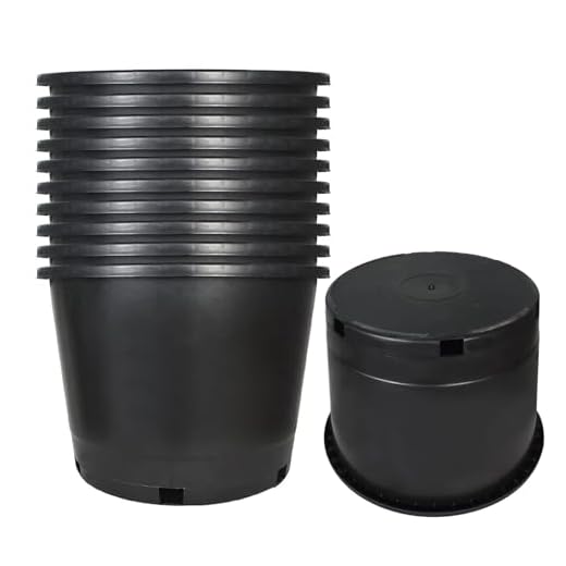 10-Pack Durable Nursery Pots
