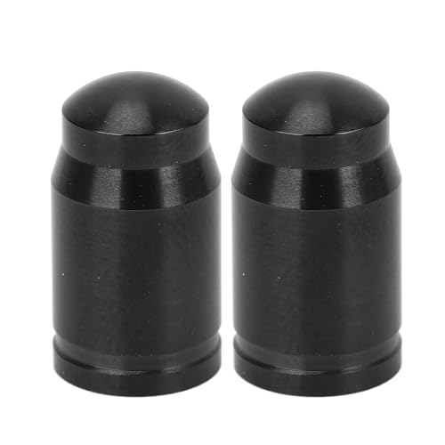 Tbest Tapas para Válvula de Bicicleta, Cubierta de Válvula de Aire de Aleación de Titanio con Anillos de Goma para Bicicleta de Montaña y Carretera miniatura 6