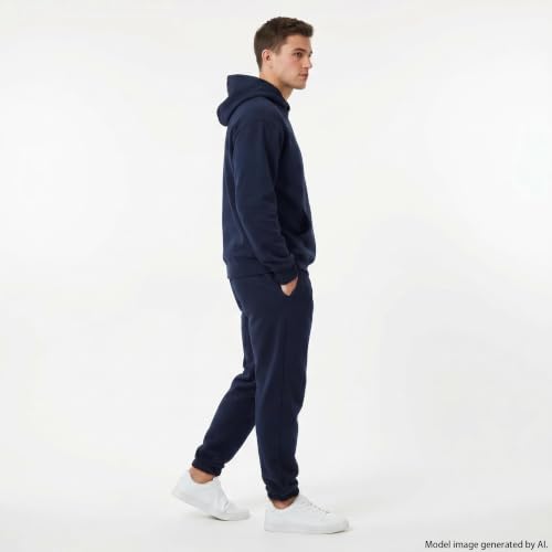 ENOSKY Men 2 Piece Sweatsuit, Soft Long Sleeve Tracksuit Casual Outfits - image 2