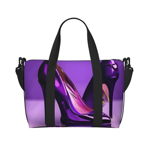 Sac à main polyvalent violet étanche pour vos voyages et sessions de sport