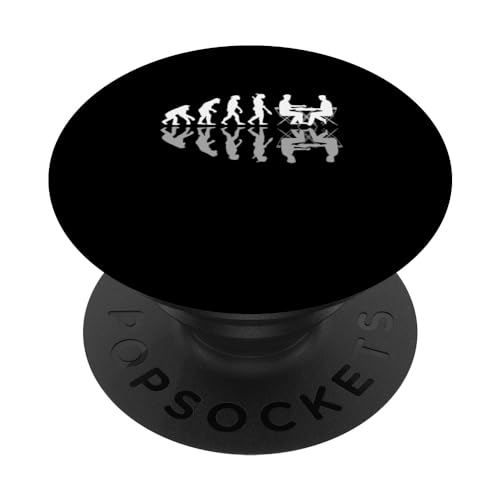 Human Evolution Funny Chess Player Pieces Juegos de mesa PopSockets PopGrip Intercambiable