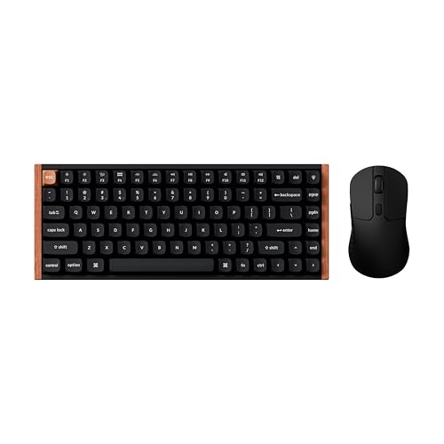Keychron K2 HE Wireless Magnetic Switch Custom Keyboard and M3 Bluetooth 79g Lightweight Mouse QMK 2.4 GHz with Hall Effect Gateron Double-Rail, 3311 Sensor 12000 DPI Compatible with Mac Windows Linux