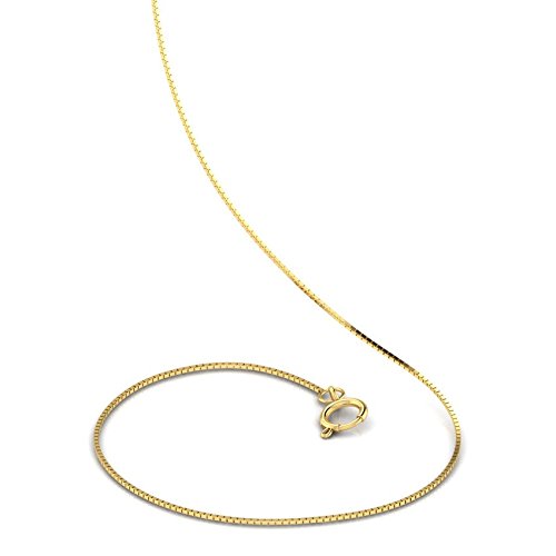 Yellow Gold Chain Necklace at Amazon.in