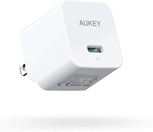 USB C Wall Charger, AUKEY 27W PD3.0 [GaN Tech] USB C Charger with Power Delivery, Fast Charger PD Charger for 13