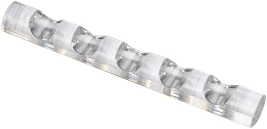 Soporte de pincel plateado para arte de uñas, acrílico, simple, transparente, soporte para pincel, resto de cepillo para 5 bolígra