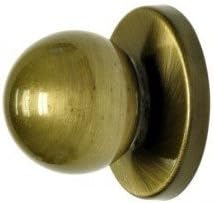 (Pack of 2) Antique Brass Bi-fold Knob with backplate