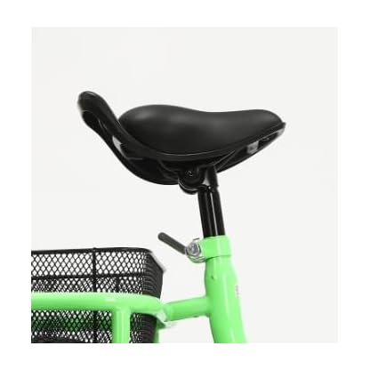 12 Zoll Kinderdreirad 3 RäDer Dreirad Kinderfahrräder Single Speed Fahrräder HöHenverstellbar Kinderfahrrad mit Korb für 2-5 Jahren Jungen Mädchen Max. 25kg – Bild 5