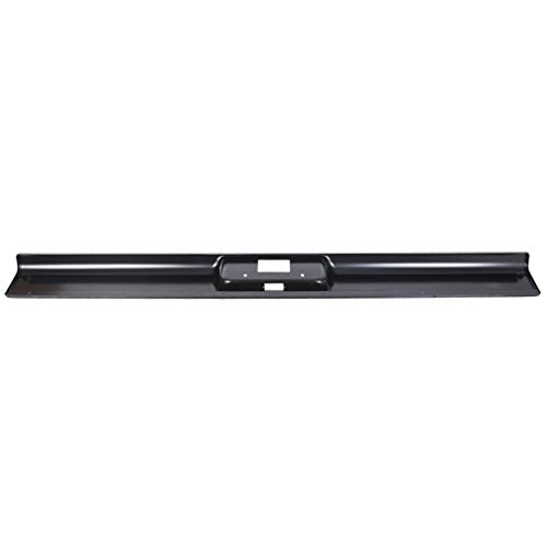 Ecotric Rear Roll Pan License Plate Compatible With 1973-1987 Chevy Gmc C10 C20 C30 K10 K20 K30 Fleetside Styleside Bed W/Light 18 Gauge Steel #TOP6