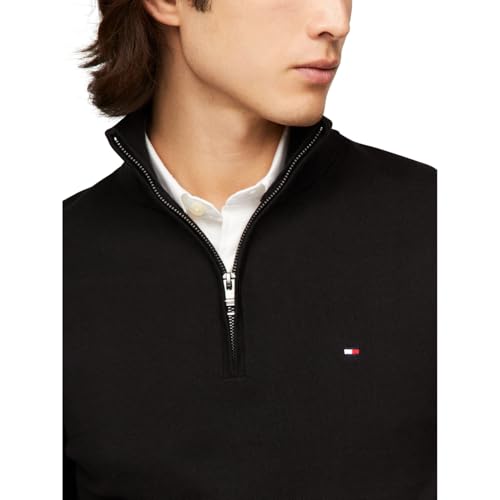 Tommy Hilfiger Men's Lightweight Pullover Quarter Zip Sweater2