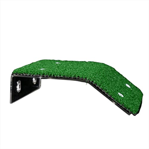 Gigicloud Turtle Basking Platform Simulation Turf Climbing Turtle Drying Table Simulation Grass Turtle Ramp for Turtle Tank, for Small Reptile Frog Terrapin