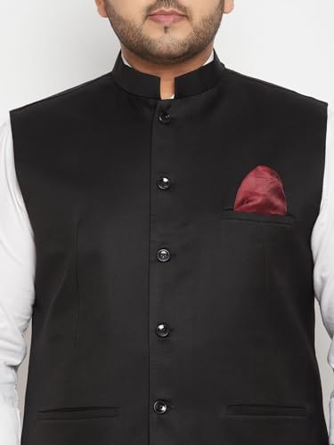 Image of Vastramay Plus Men's Nehru Jacket