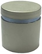 FixtureDisplays® 4PK Sand Blast Matte Stainless Steel Advertisment Screws Metal Standoffs 19 x 25mm Standoff Hardware for Glass 16753-A19X25-FBA