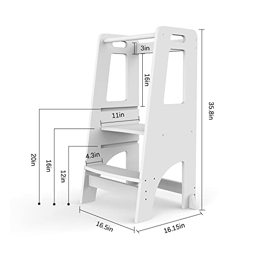 Toddlertowerwoodentoddlerkitchenstoolhelperheightadjustablekidskitchenstepstoollearningtowerforbathroomandbedroomcounterworkingnaturalbamboowhite Urban Country Home Decor Toddler tower wooden toddler kitchen stool helper height adjustable kids kitchen step stool learning tower for bathroom and bedroom counter working natural bamboo white urban country home decor