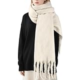 Premillow Women's Mohair Winter Scarf Pure Color,...
