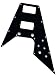 For Fit Gibson Flying V Style Guitar Pickguard (3 Ply Black)