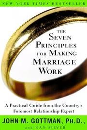 The Seven Principles For Making Marriage Work -... B0050VU392 Book Cover
