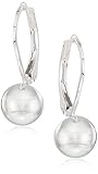 Eleva tu atuendo con estos bonitos aretes de bola con cierre de palanca. Fabricados en plata de ley, asegurados con cierre de palanca. Altamente pulido para un ajuste brillante, suave y cómodo. Diseño clásico y cómodo optimizado para el uso diario. Satisfacción garantizada. Ya sea un cumpleaños, vacaciones, una ocasión especial, o simplemente porque las joyas son siempre el regalo perfecto. Empaquetado en una impresionante caja de regalo para garantizar una sonrisa en la cara de tu ser querido, esta es una compra ideal para Navidad, Hanukkah, Día de la Madre, Día de San Valentín, aniversario, cumpleaños, graduación o quinceañera. Gran regalo para tu madre, abuela, hija, nieta, hermana, sobrina, tía, novia, esposa.