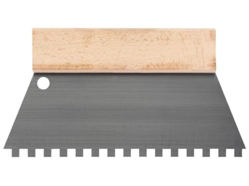 TOOLLAND Spatule à dents HE928250, 8 mm x 8 mm, 250 mm de largeur 174627
