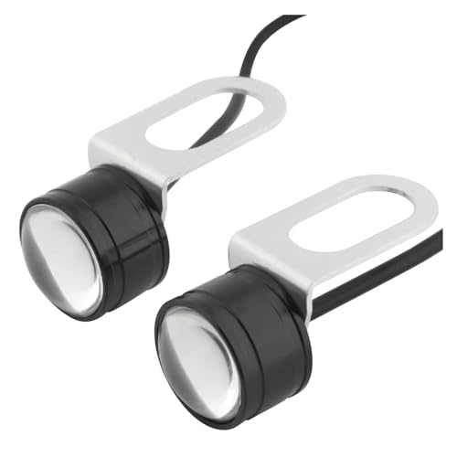 LED Fendinebbia Faro Ausiliario per Moto - Accessori Mini Faretto per Luce di Guida Auto 12V Diurno Impermeabile DRL