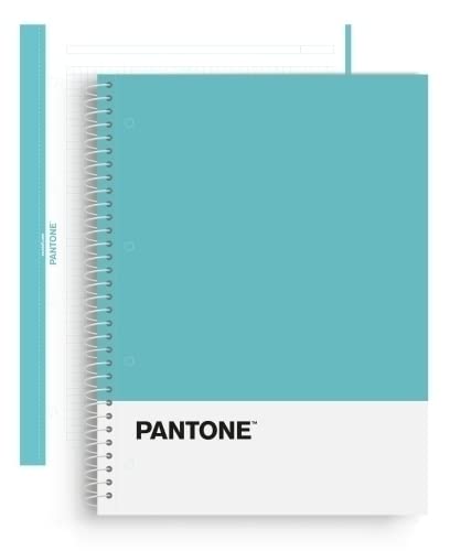 Block Escolofi Notebook Pantone Basic A4 80H Cuadric.5X5 90G Turquesa. 5 Unidades