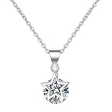 HHRLCHX Crystal Star Choker Collar para Mujeres Declaración de Bodas