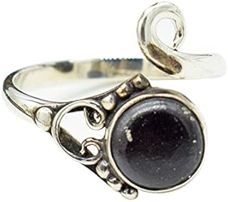 Dainty genuine Shungite Ring* Wonderful Shungite Ring* Rings* Handmade 925 Sterling Silver Ring Healing Shungite Stone Ring* Genuine Shungite Ring