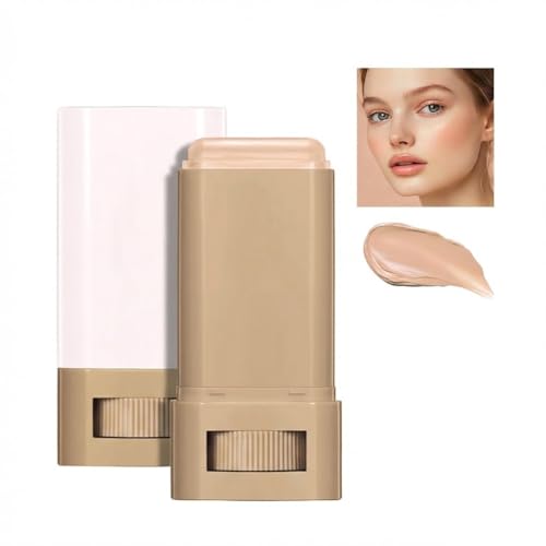 Beauty Balm Serum Enriched Skin Tint Stick – Face Tint Balm Foundation with Serum Benefits, Buildable Hydrating Coverage, Moisturizing Concealer Stick for Glowing Skin & Flawless Finish (4#, 1)