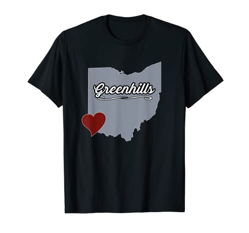 GREENHILLS - Ohio | OH City State USA - Ciudad Souvenir - Camiseta